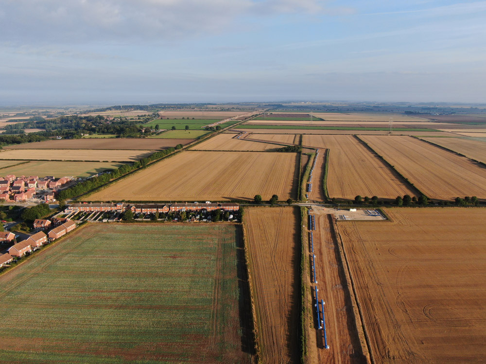 Green Man Lane, Navenby. Strategic Pipeline Alliance. David Clarke 