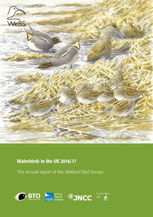 Waterbirds in the UK 2016-17 cover