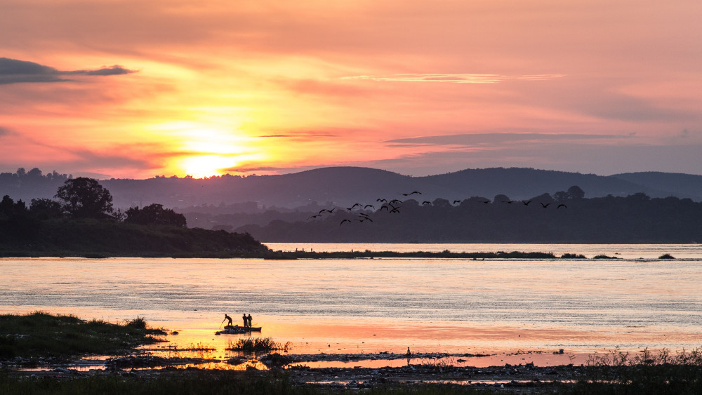 The Congo River in Kinshasa, Democratic Republic of the Congo. Famous BTO Cuckoo PJ spent winter of 2022/22 around 100 miles from the city., Catherine / adobe.stock.com