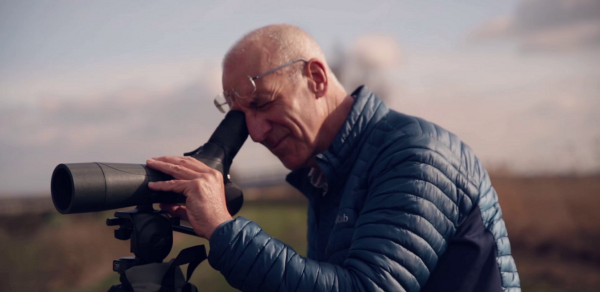 Andy Clements birding. Bruce Miller