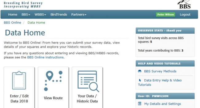 BBSOnline login page