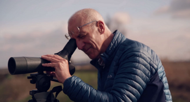 Andy Clements birding. Bruce Miller