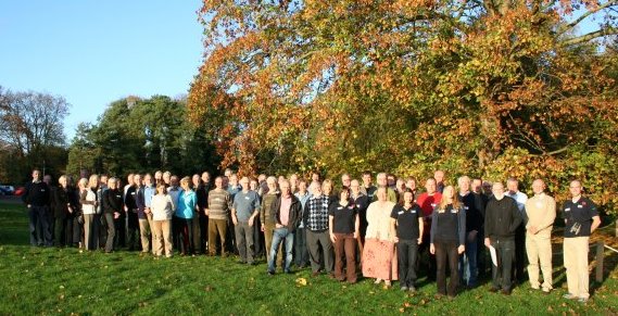 BTO Regional Representatives at a meeting at the Nunnery (photo by Ellen Walford)